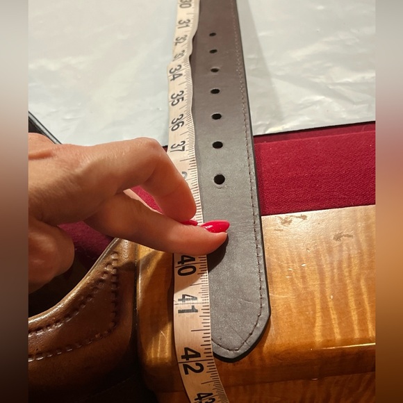 REALTREE Brown leather CAMOUFLAGE BELT Silver Buckle 95001K/200,  MENS 34-34 MED - Picture 6 of 16